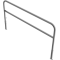 Access barriers | removable and revolving | with triangular locking mechanism | with quarter-bend bar | hot-dip galvanized | total width: 2500 mm